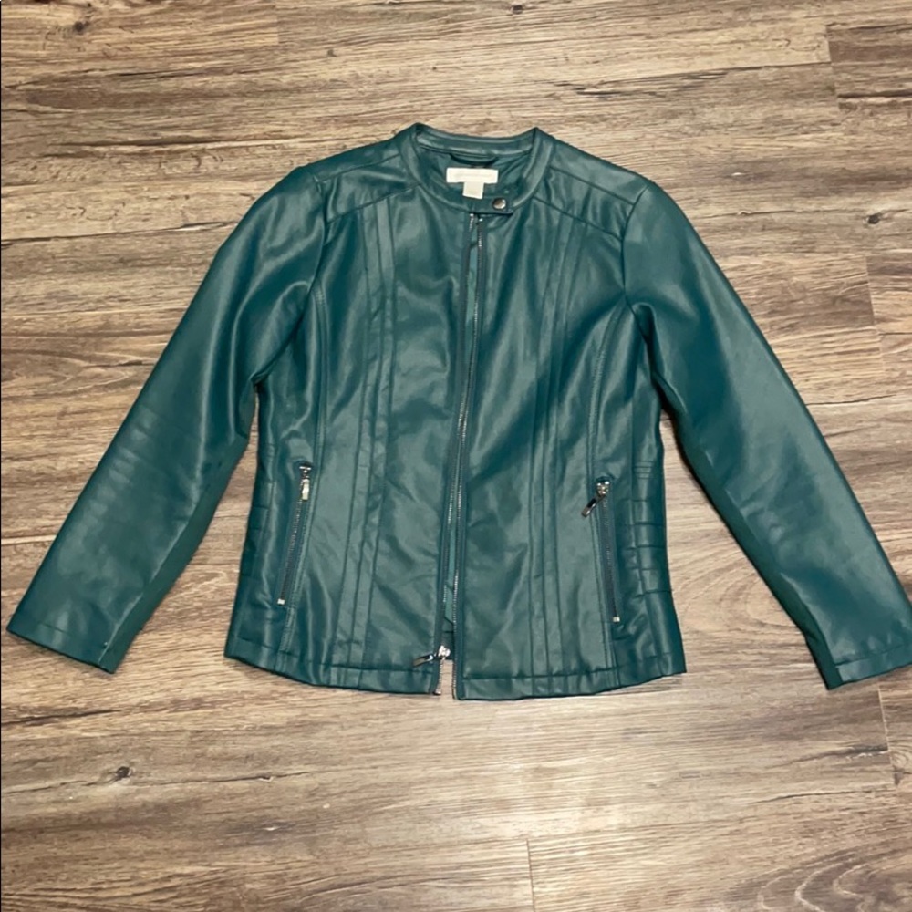 Women’s faux leather jacket